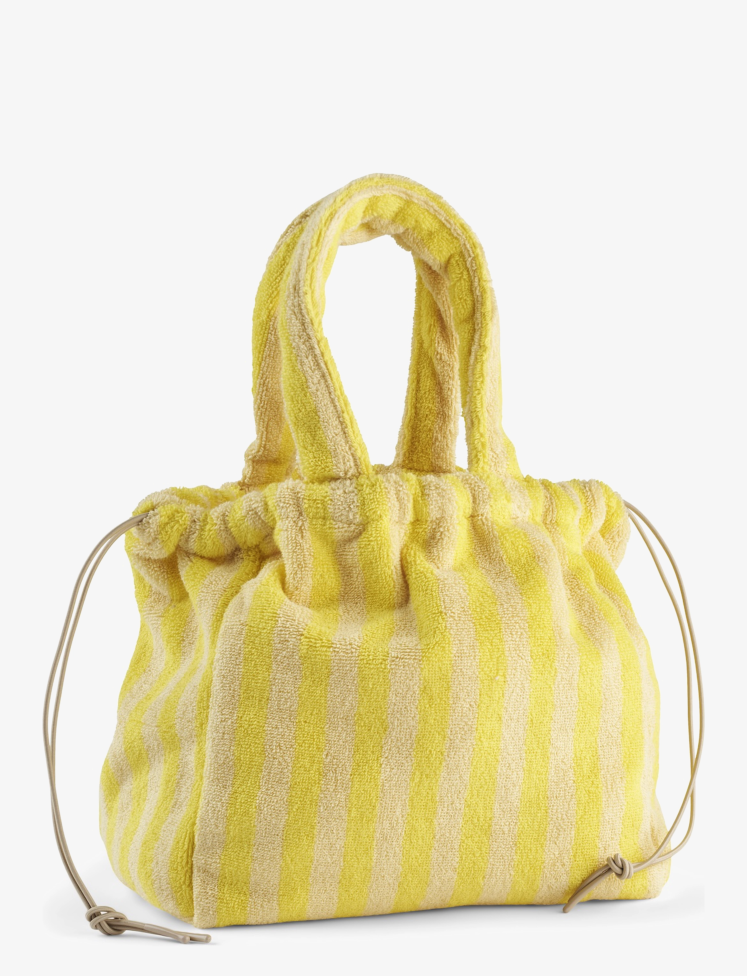 Bongusta Naram Handbag Small, Kvinder, Frotté Håndtaske, Gul, Str: 25X17X26CM