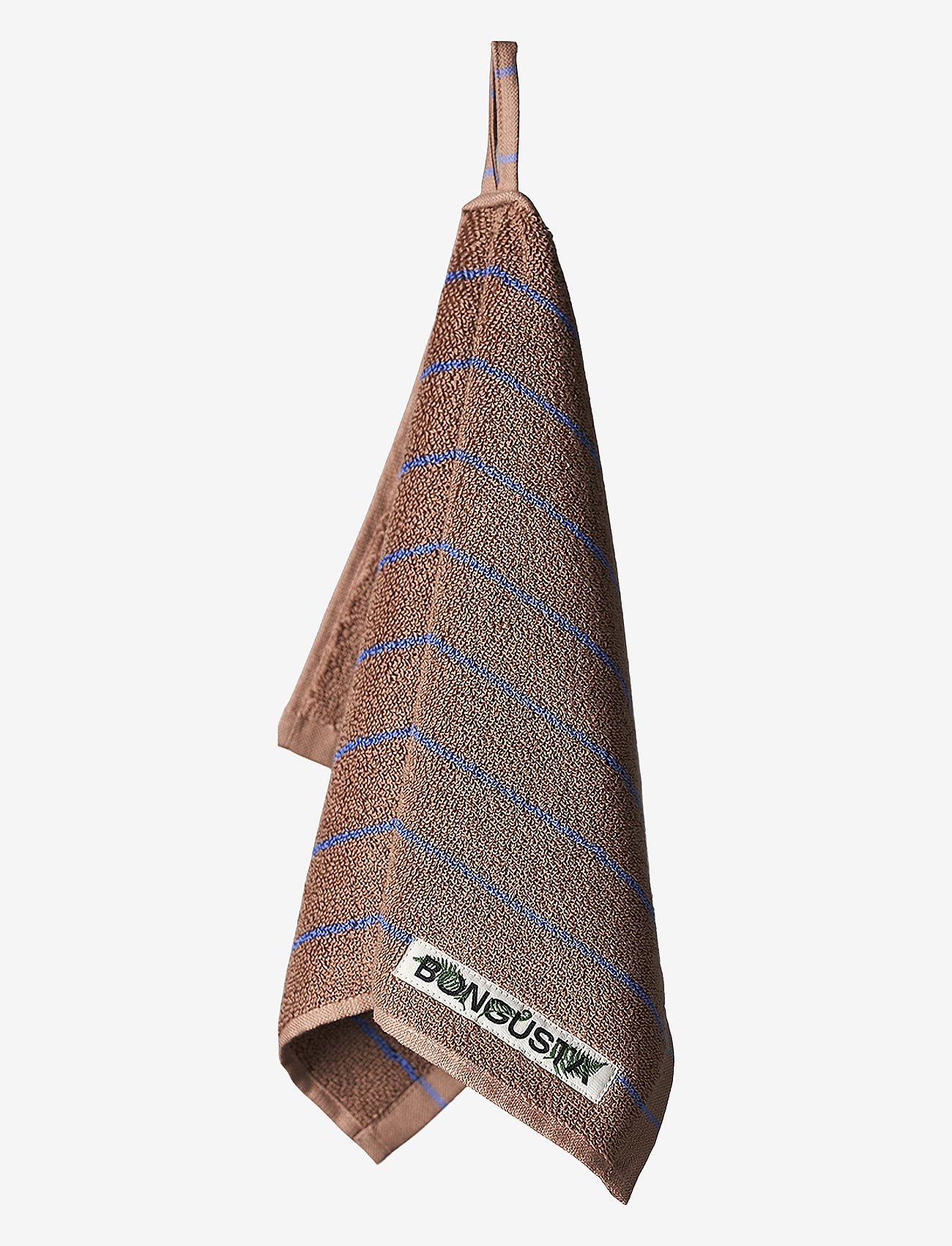 Bongusta - Naram Guest Towel - külaliste käterätikud - camel & ultramarine - 0