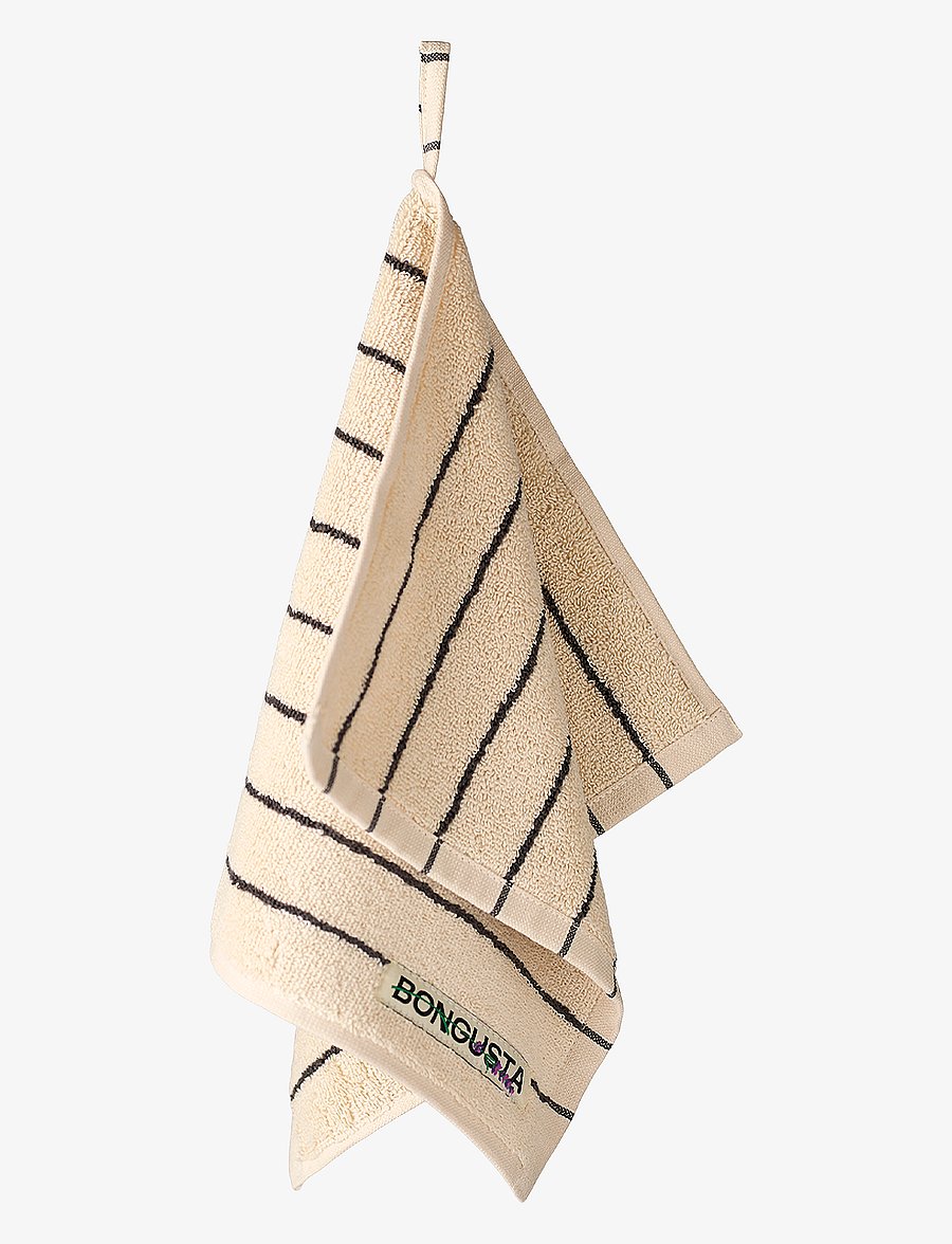 Bongusta - Naram Guest Towels - külaliste käterätikud - creme & ink - 1