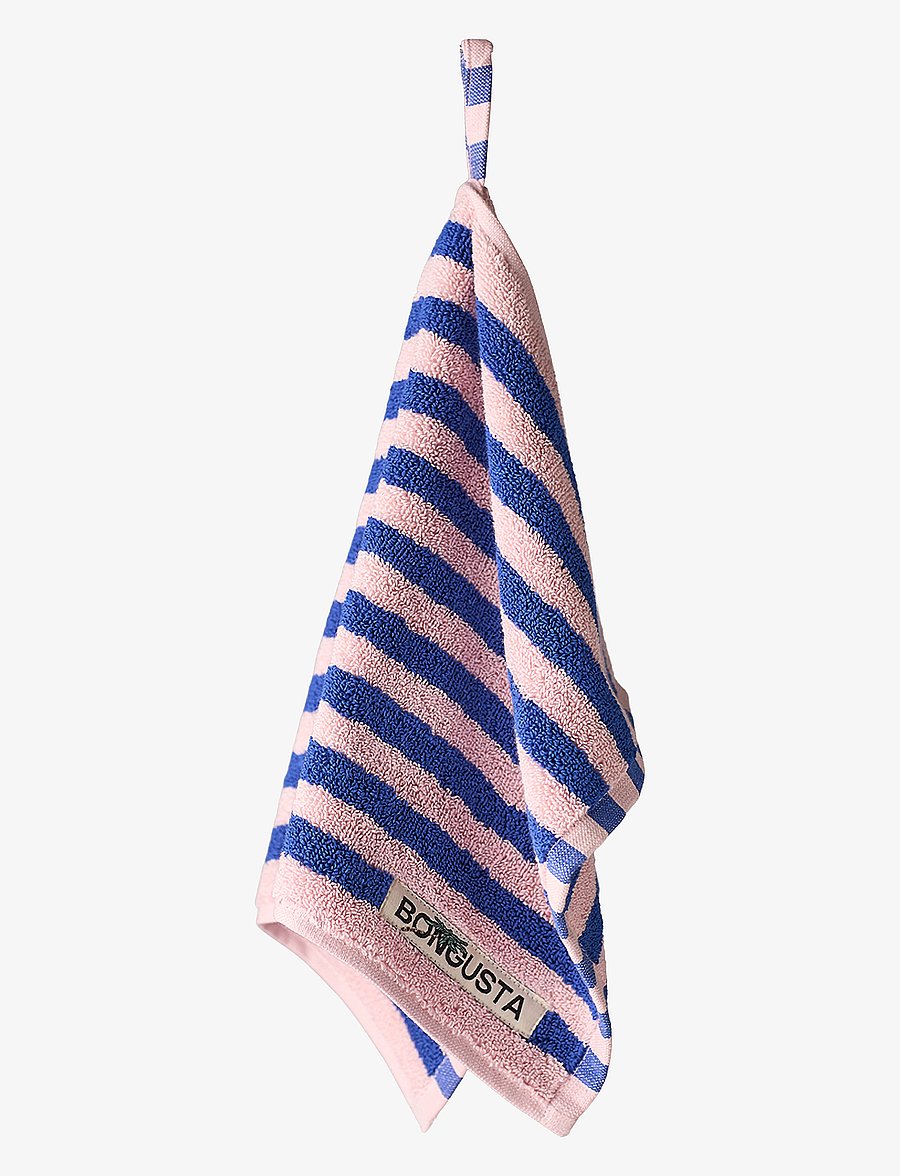 Bongusta - Naram Guest Towels - gästehandtücher - dazzling blue & rose - 1