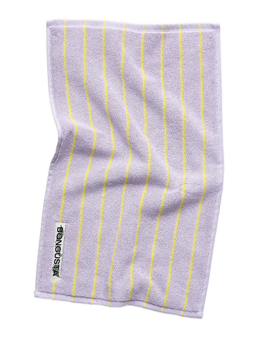 Bongusta - Naram Guest Towels - nach preis einkaufen - lilac & neon yellow - 1
