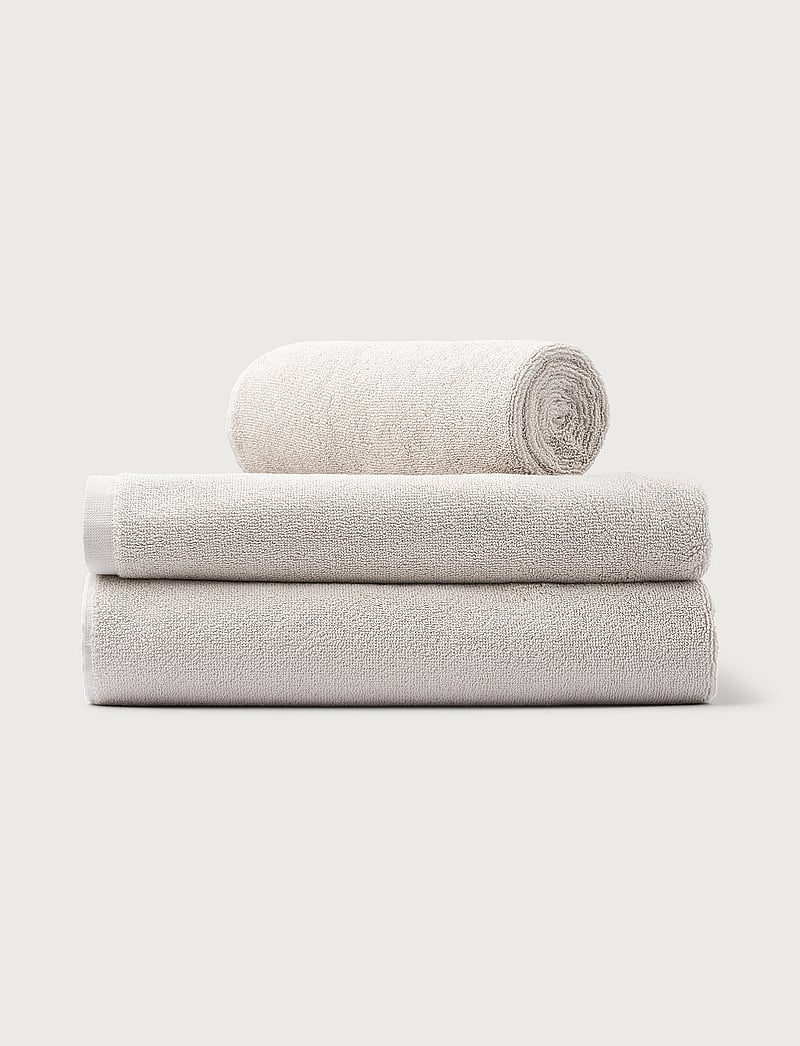 Bongusta - Naram Guest Towel - gæstehåndklæder - moonbeam - 4