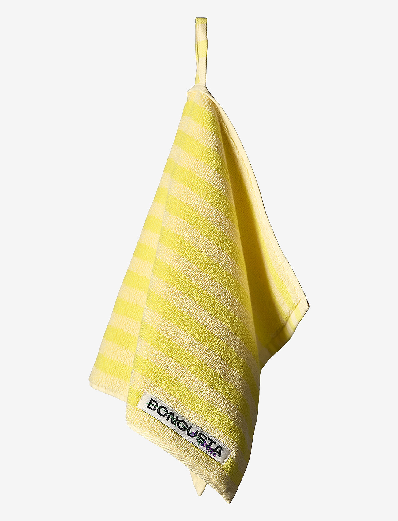 Bongusta - Naram Guest Towel - külaliste käterätikud - pristine & neon yellow - 0