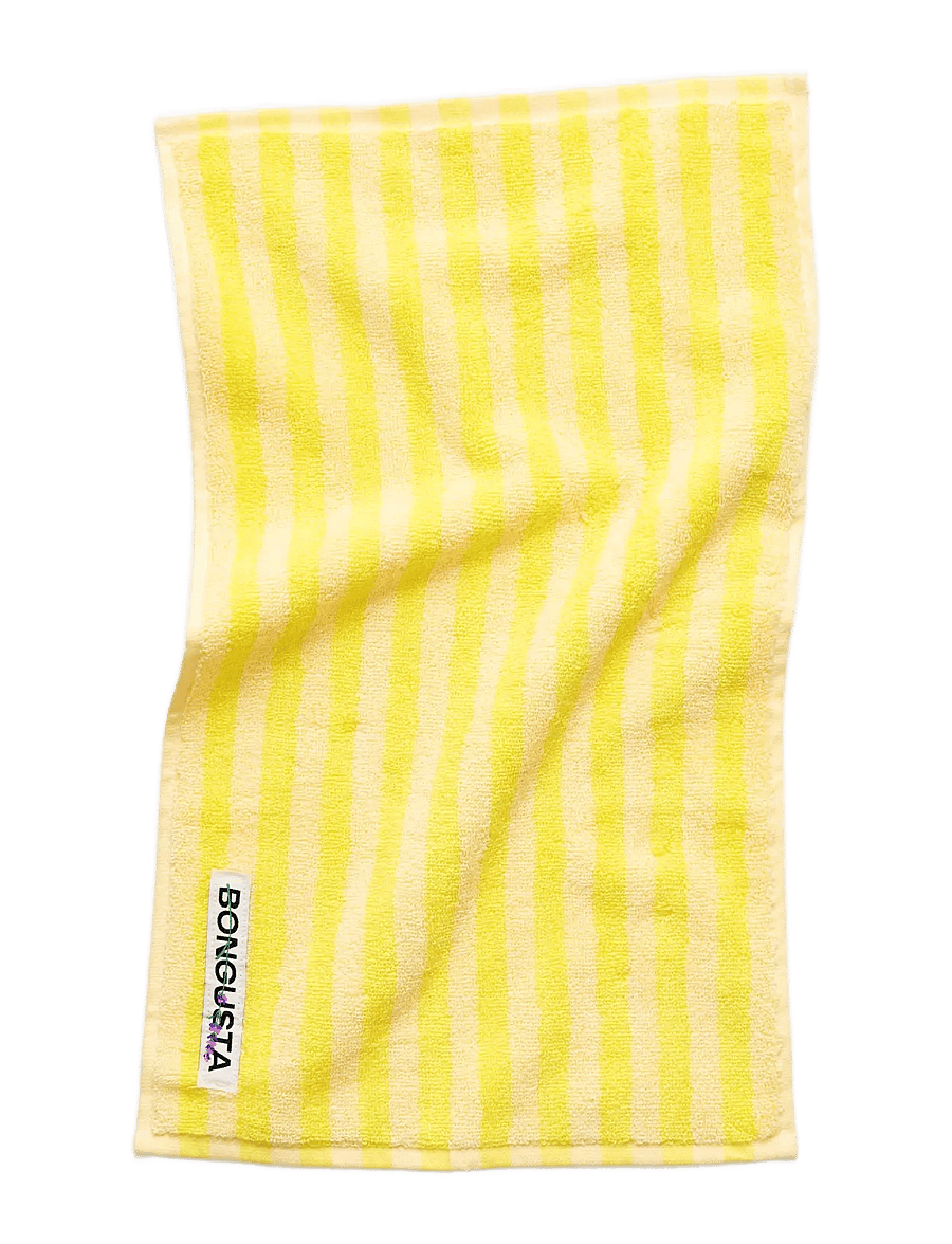 Bongusta - Naram Guest Towels - külaliste käterätikud - pristine & neon yellow - 1