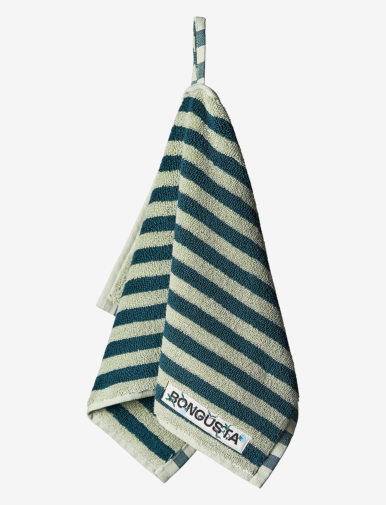 Bongusta - Naram Guest Towel - külaliste käterätikud - sea foam & deep teal - 0