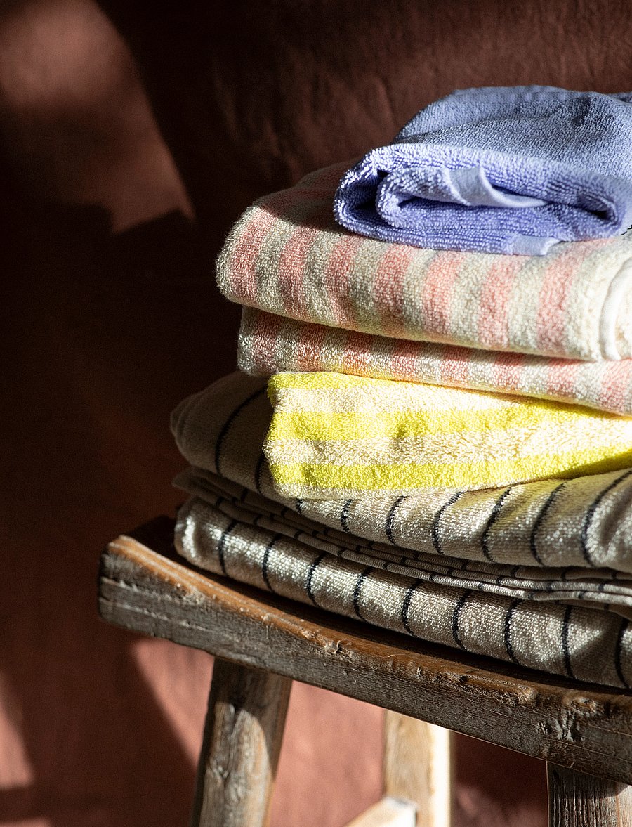 Bongusta - Naram Guest Towels - gästehandtücher - tropical & creme - 3