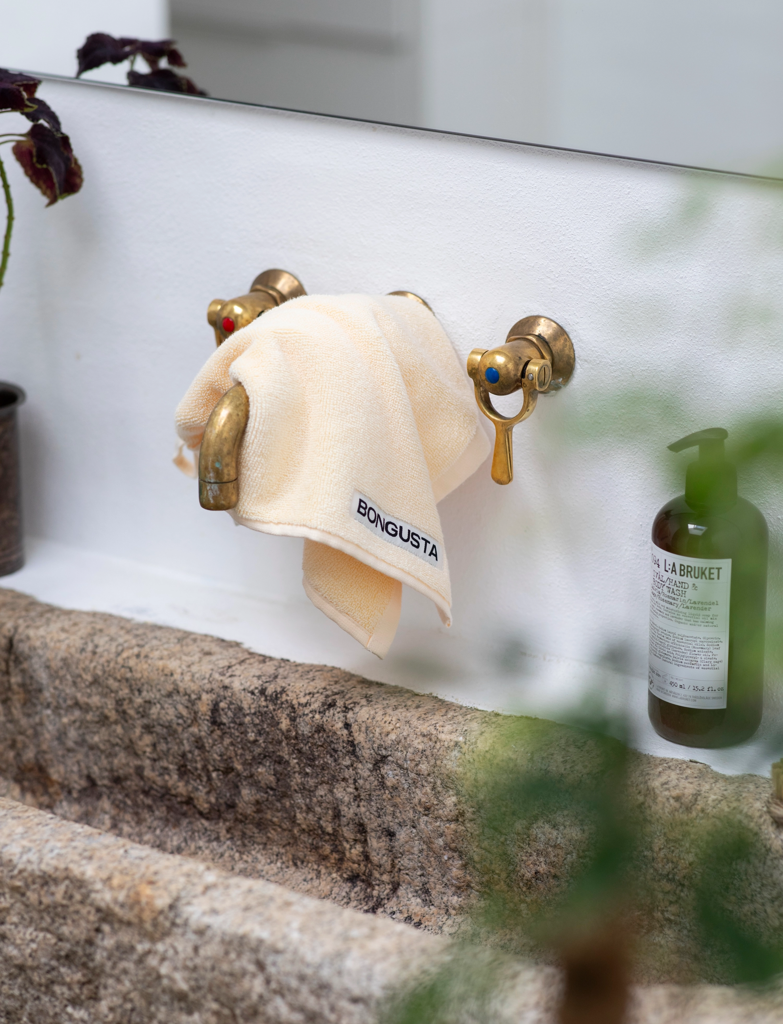 Bongusta - Naram Guest Towels - gästhanddukar - vanilla - 3