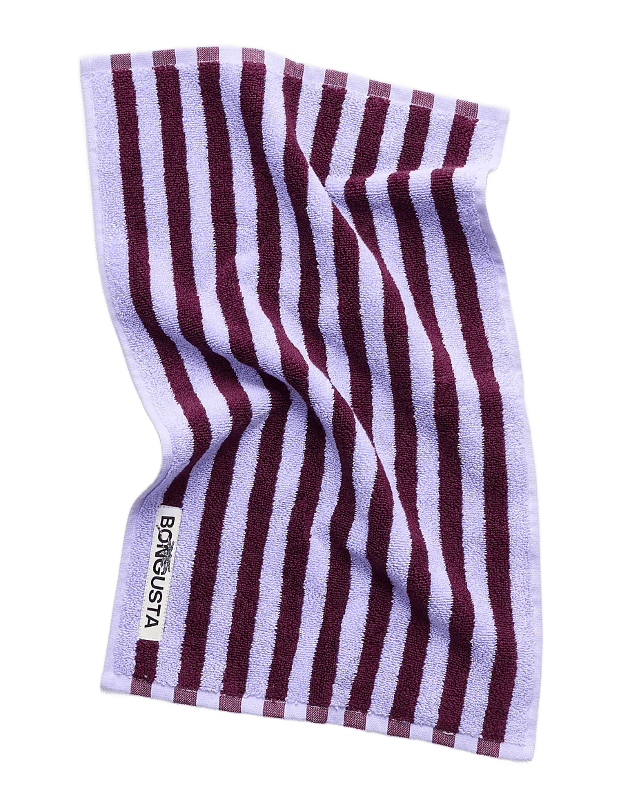 Bongusta - Naram Guest Towels - gästehandtücher - wine & lavender blue - 0