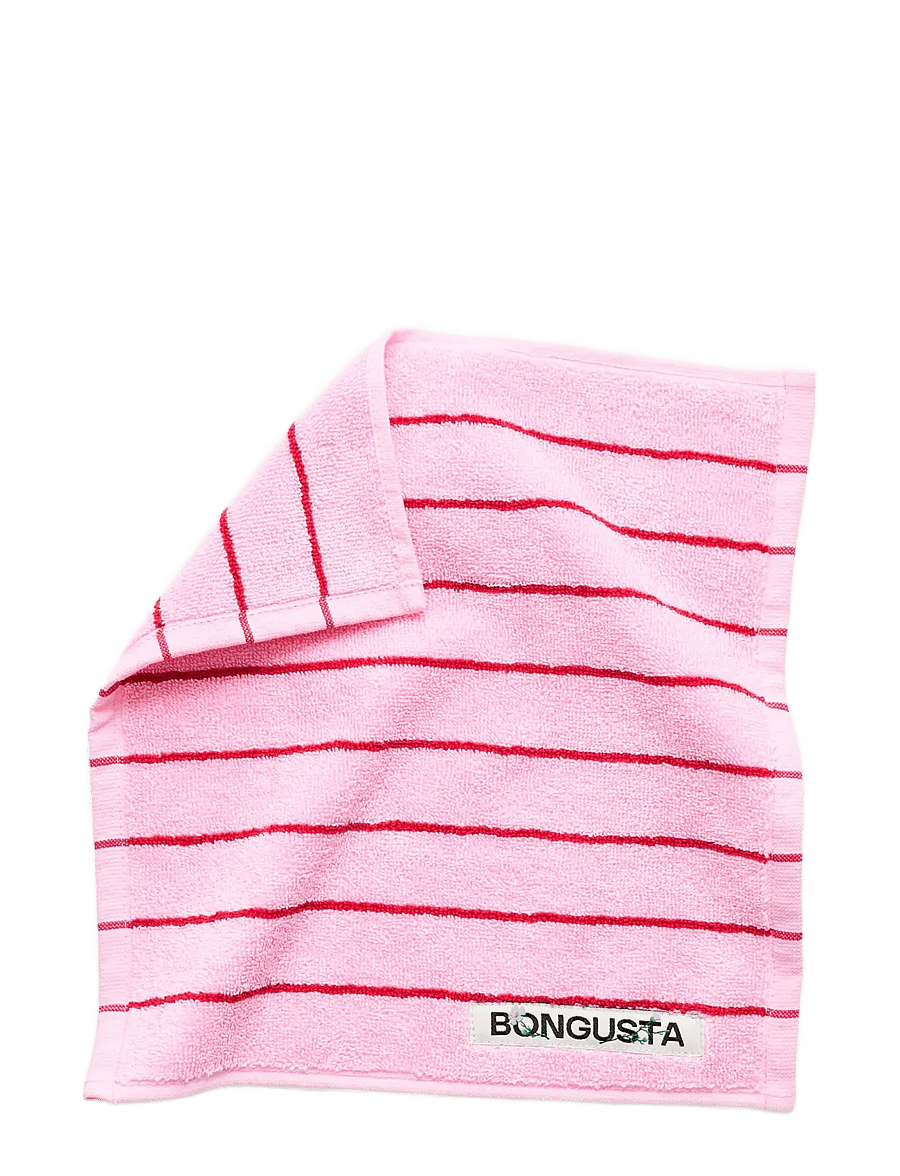 Bongusta - Naram Wash Cloth - gesichtshandtücher - baby pink & ski patrol - 1