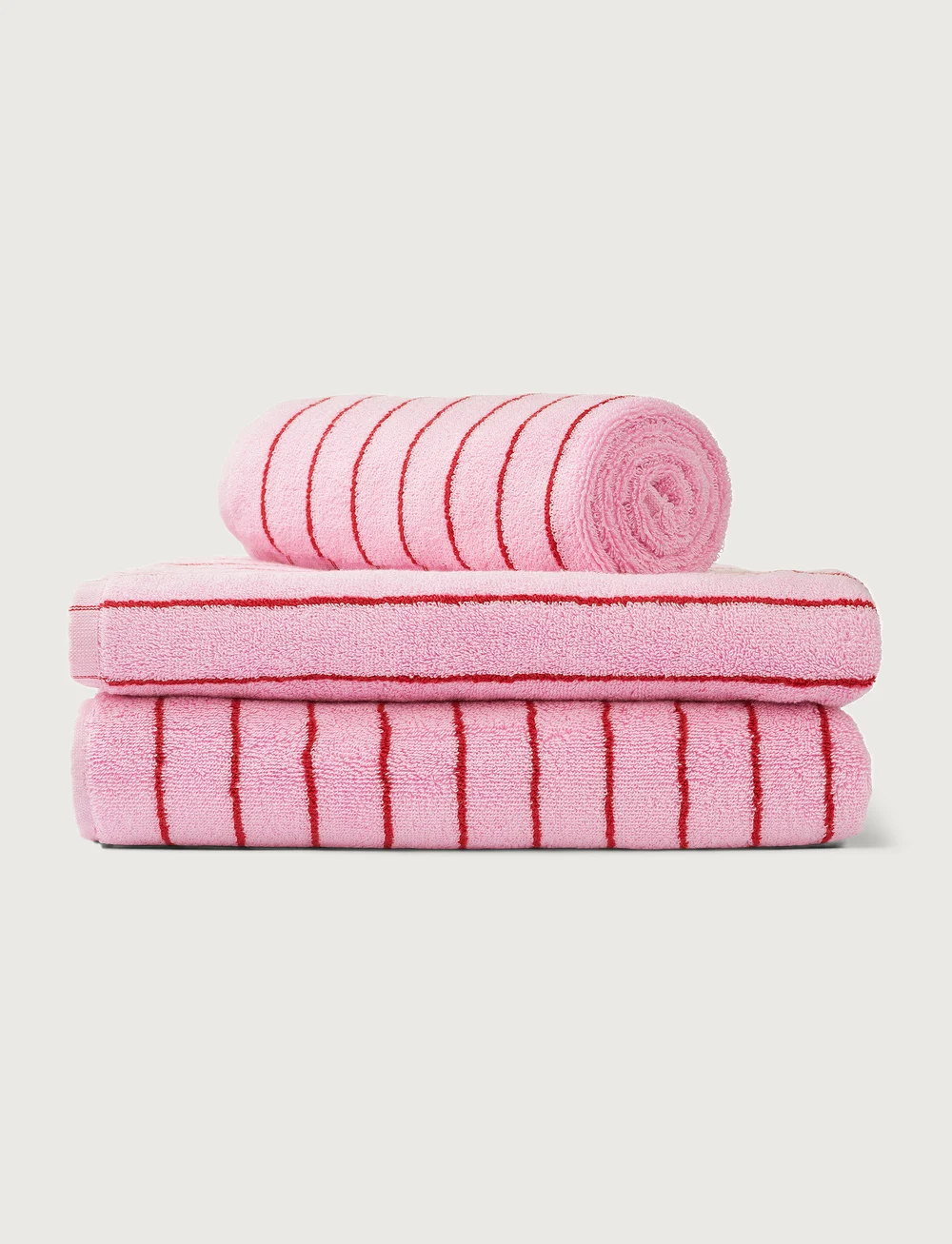 Bongusta - Naram Wash Cloth - ansiktshanddukar - baby pink & ski patrol - 3