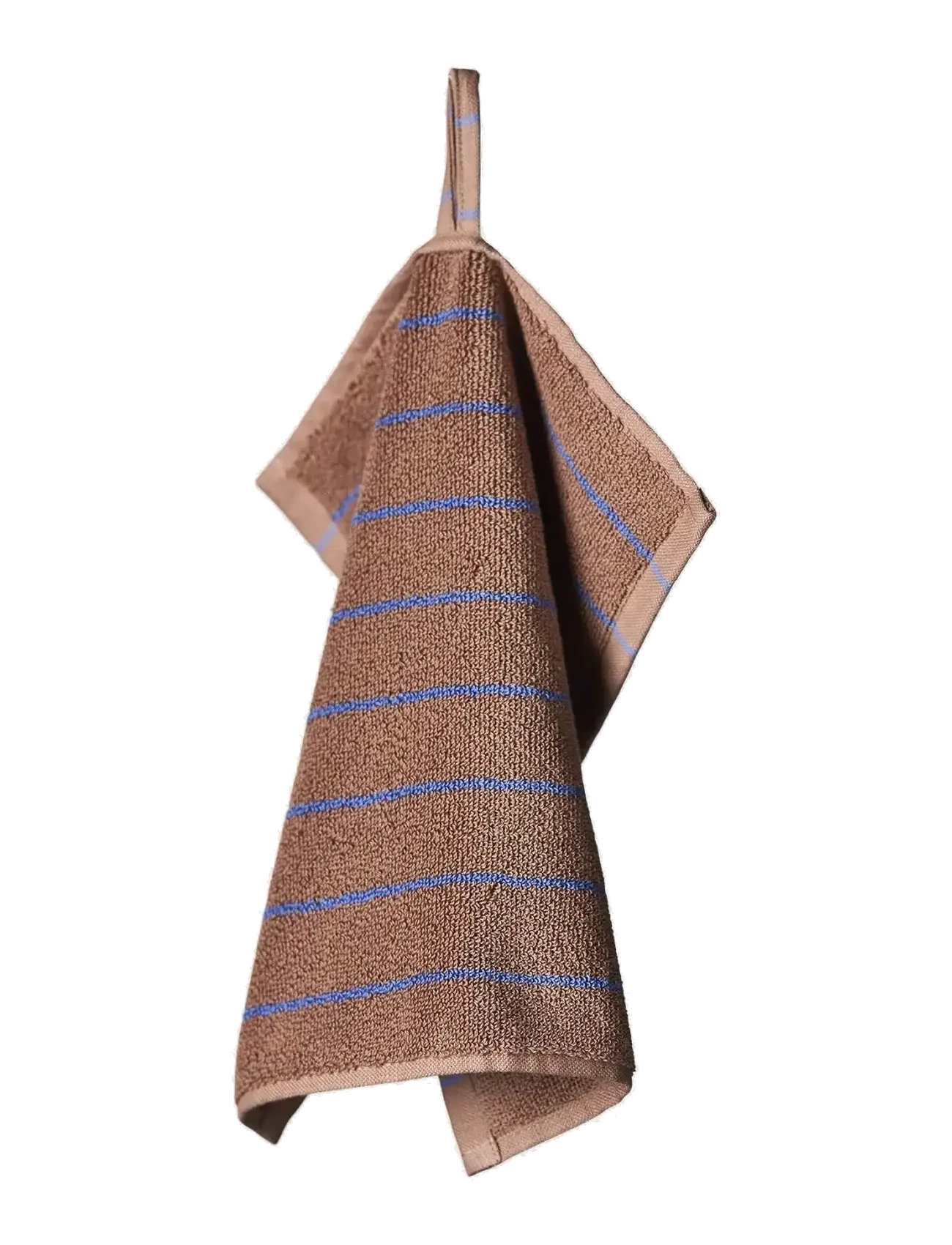 Bongusta Naram Wash Cloth - Håndklær - CAMEL & ULTRAMARINE / brown