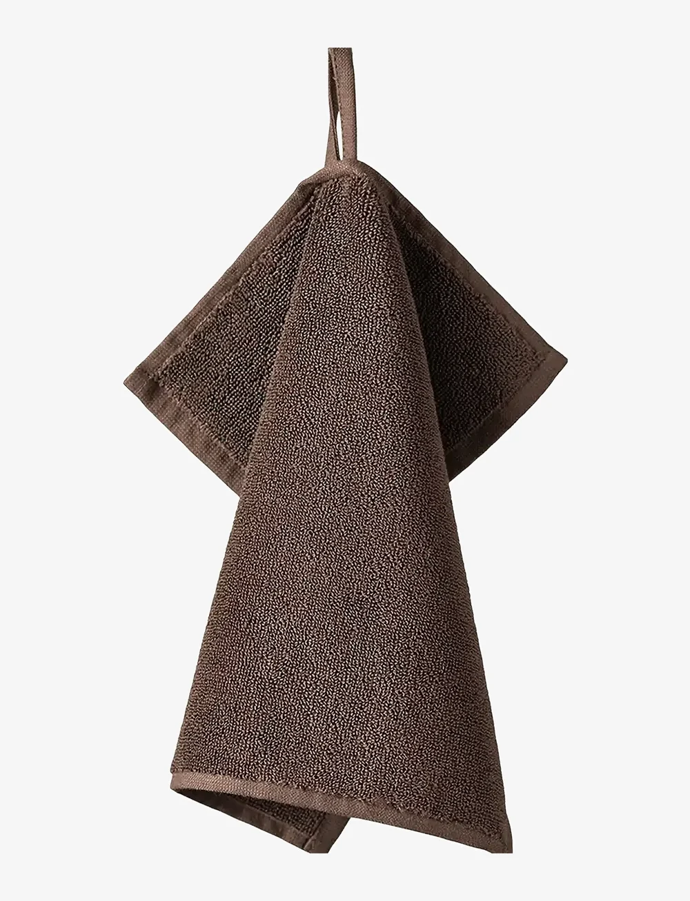 Bongusta - Naram Wash Cloth - ansiktshanddukar - coffee - 0