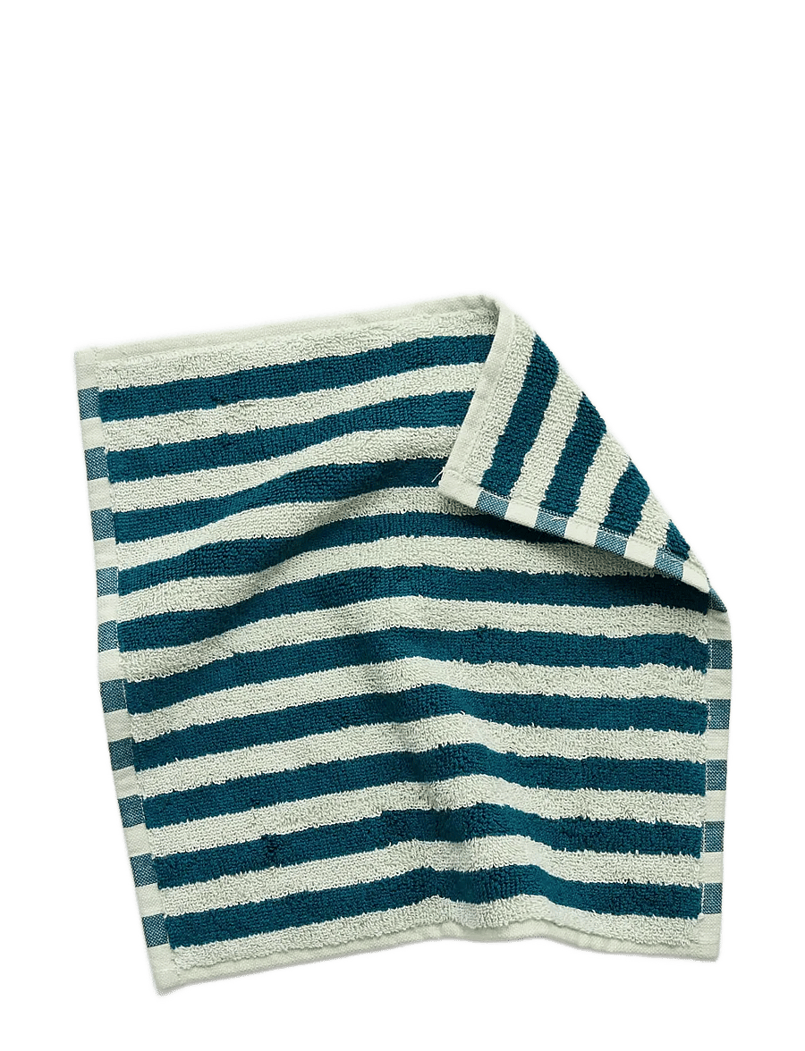 Bongusta - Naram Wash Cloth - gesichtshandtücher - sea foam & deep teal - 1