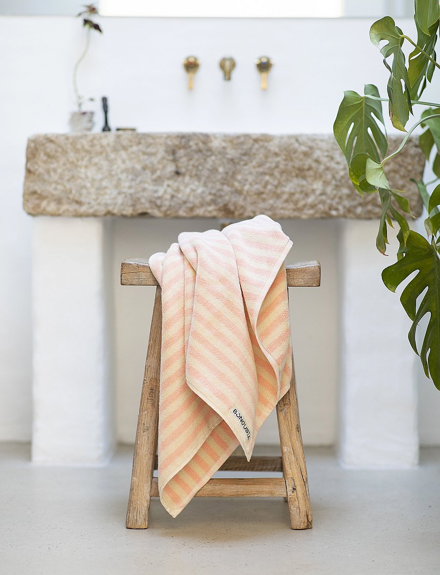 Bongusta - Naram Wash Cloth - gesichtshandtücher - tropical & creme - 0