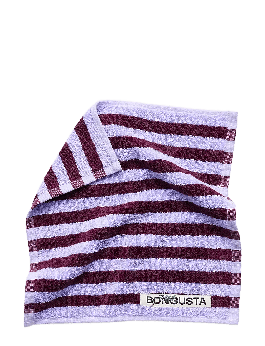 Bongusta - Naram Wash Cloth - gesichtshandtücher - wine & lavender blue - 0
