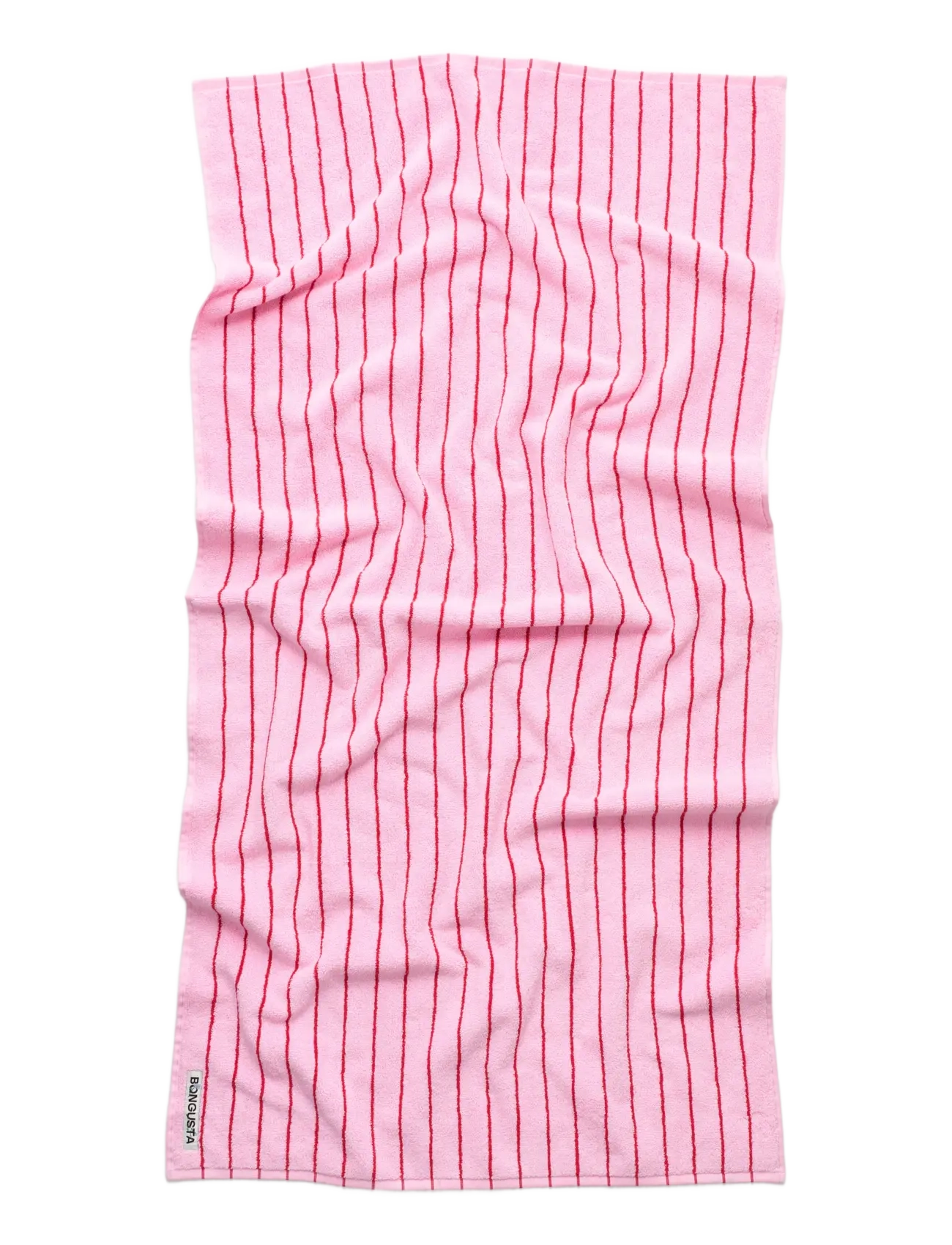 Bongusta - Naram Towel Set - baby pink & ski patrol/creme & ink - 1