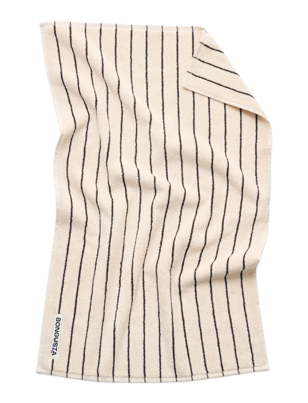 Bongusta - Naram Towel Set - baby pink & ski patrol/creme & ink - 2
