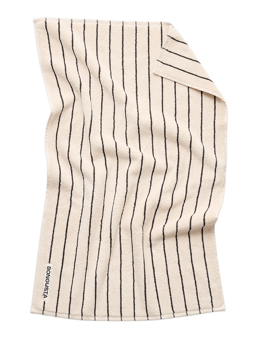 Bongusta - Naram Towel Set - badetücher - camel & ultramarine/coffee/creme & ink - 3