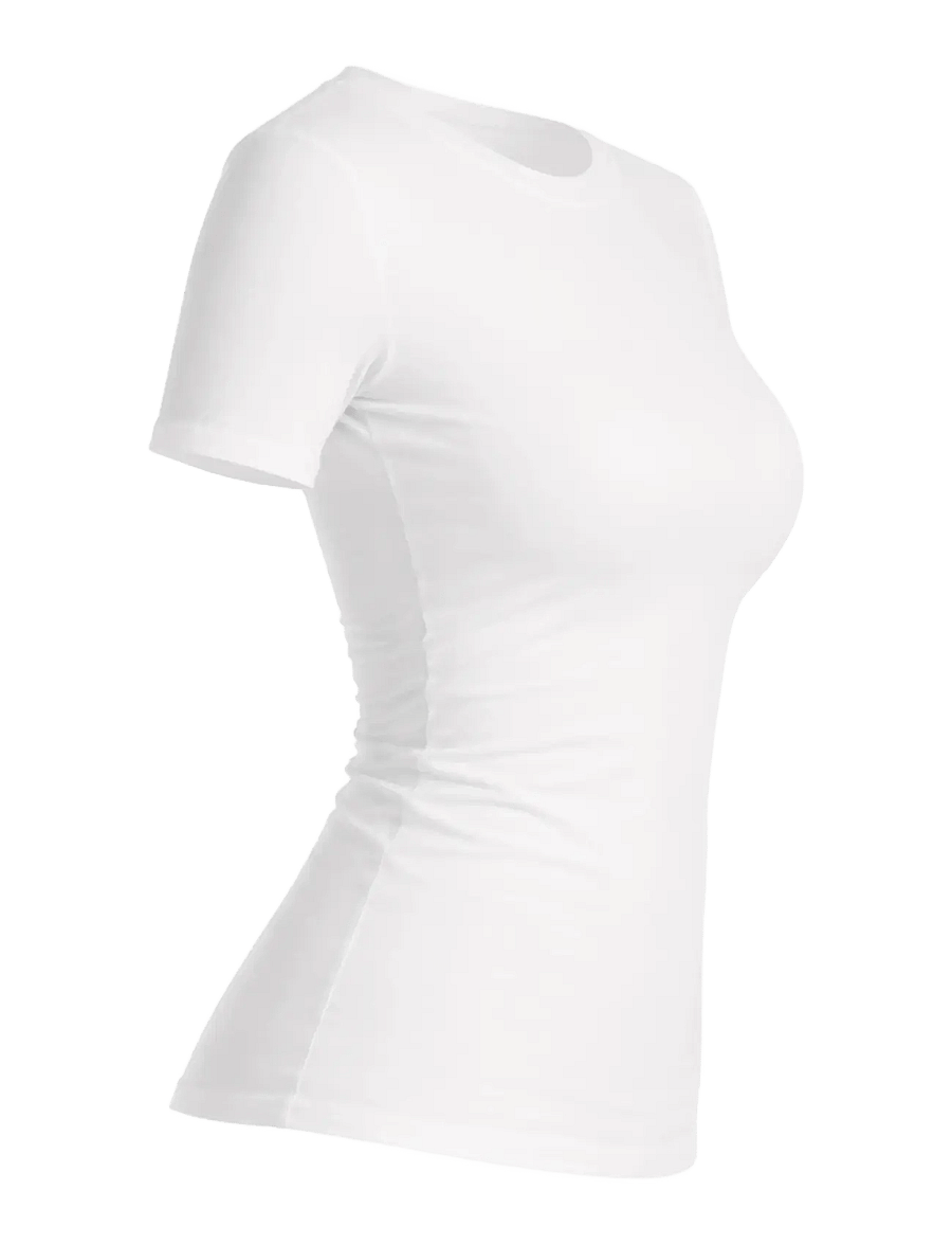 Boob - Nursing Top Short Sleeve - graviditets produkter - white - 3