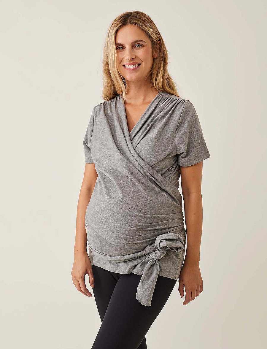Boob - Room 4 two top - oberteile - mid grey melange - 0