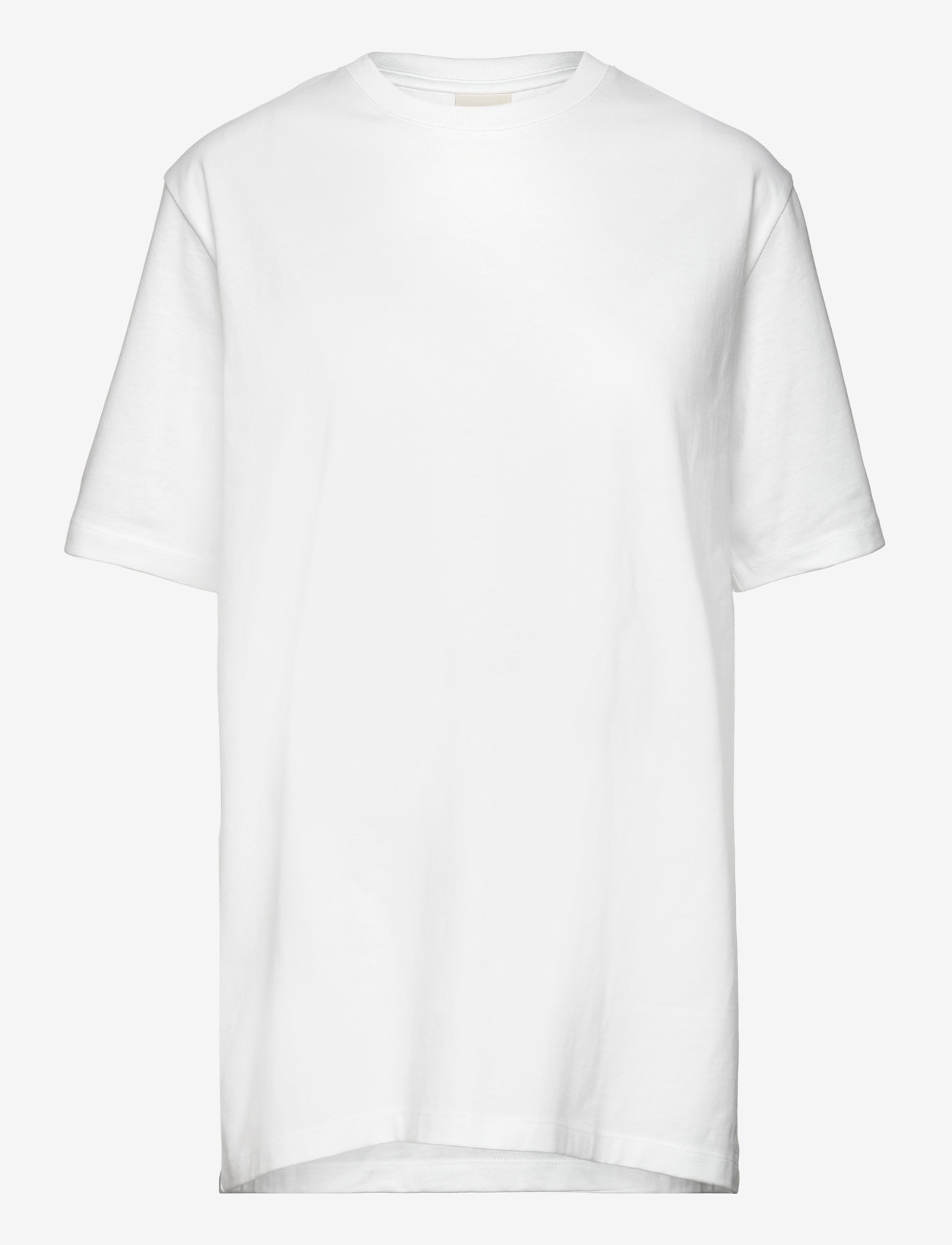 Boob - The Shirt Oversized With Slit - oberteile - white - 1