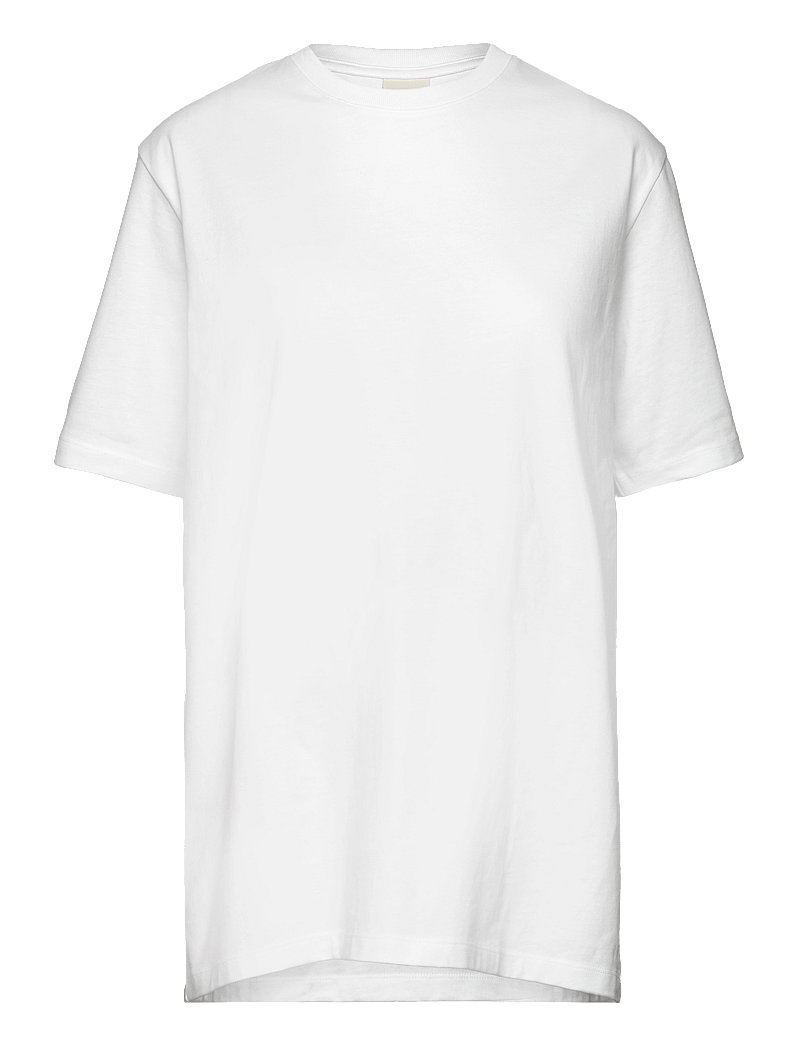 Boob - The Shirt Oversized With Slit - oberteile - white - 1