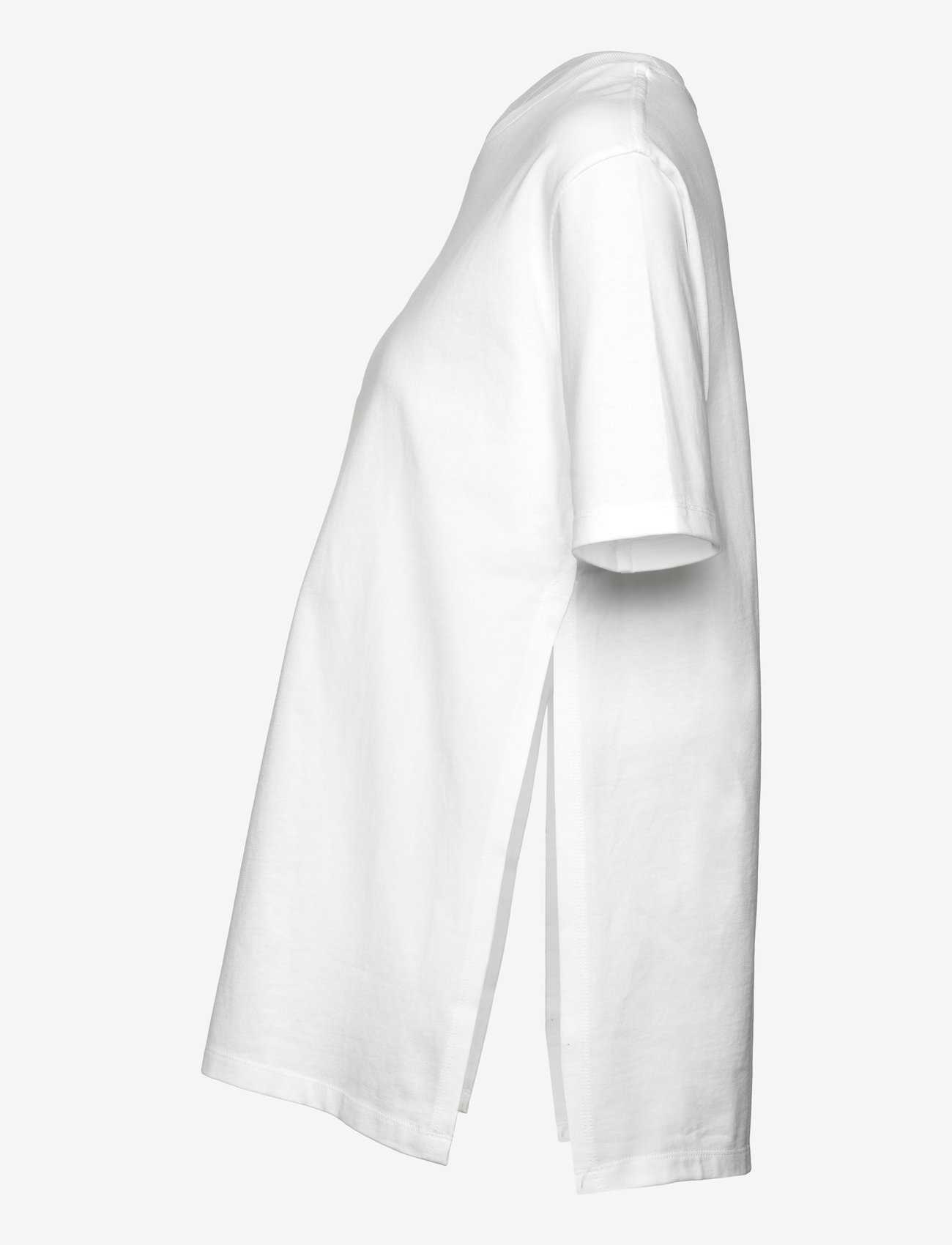 Boob - The Shirt Oversized With Slit - oberteile - white - 2