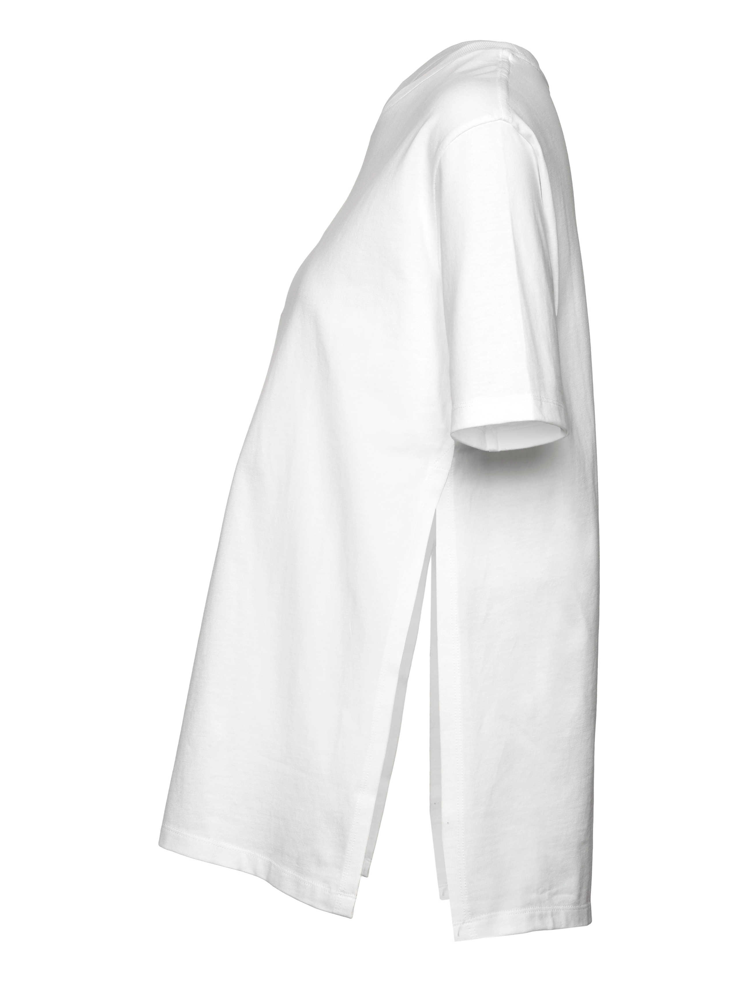 Boob - The Shirt Oversized With Slit - hauts - white - 2