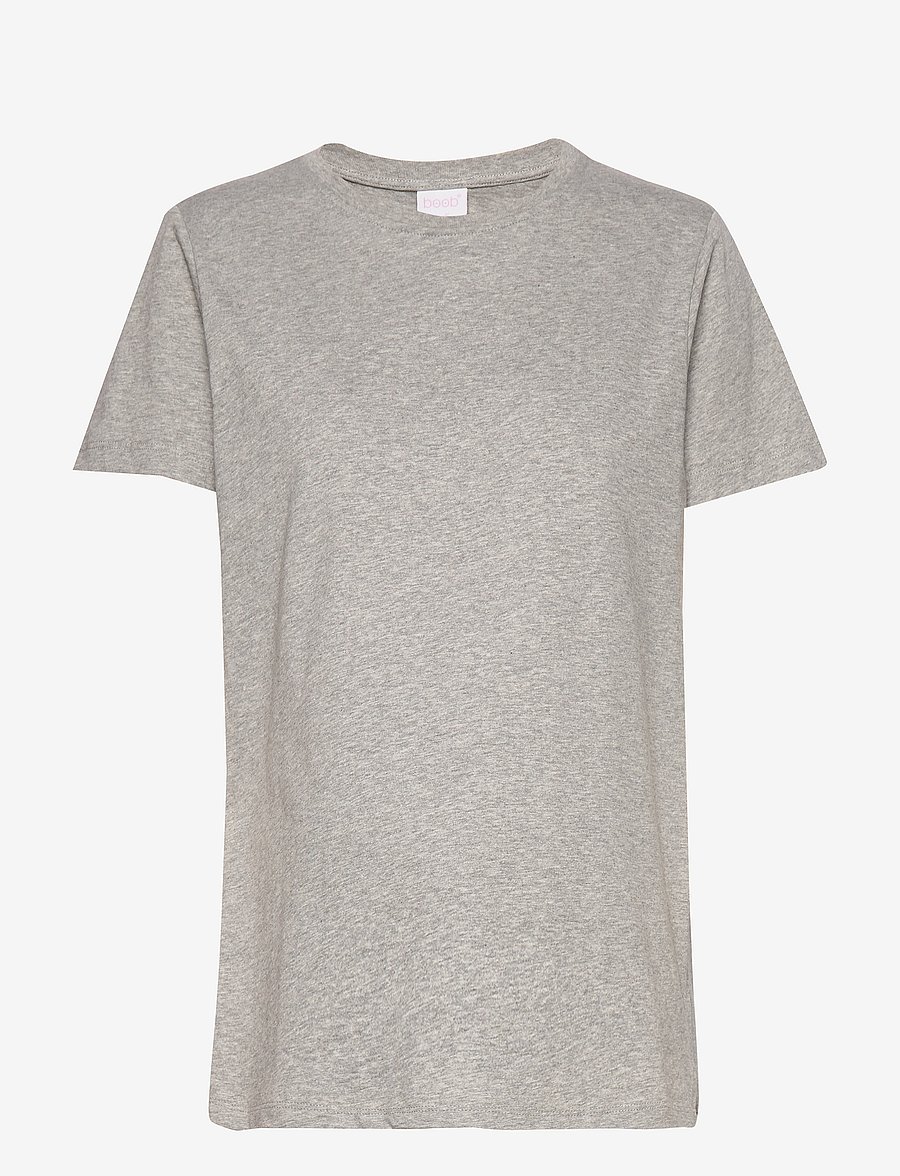Boob - The-shirt - oberteile - grey melange - 1