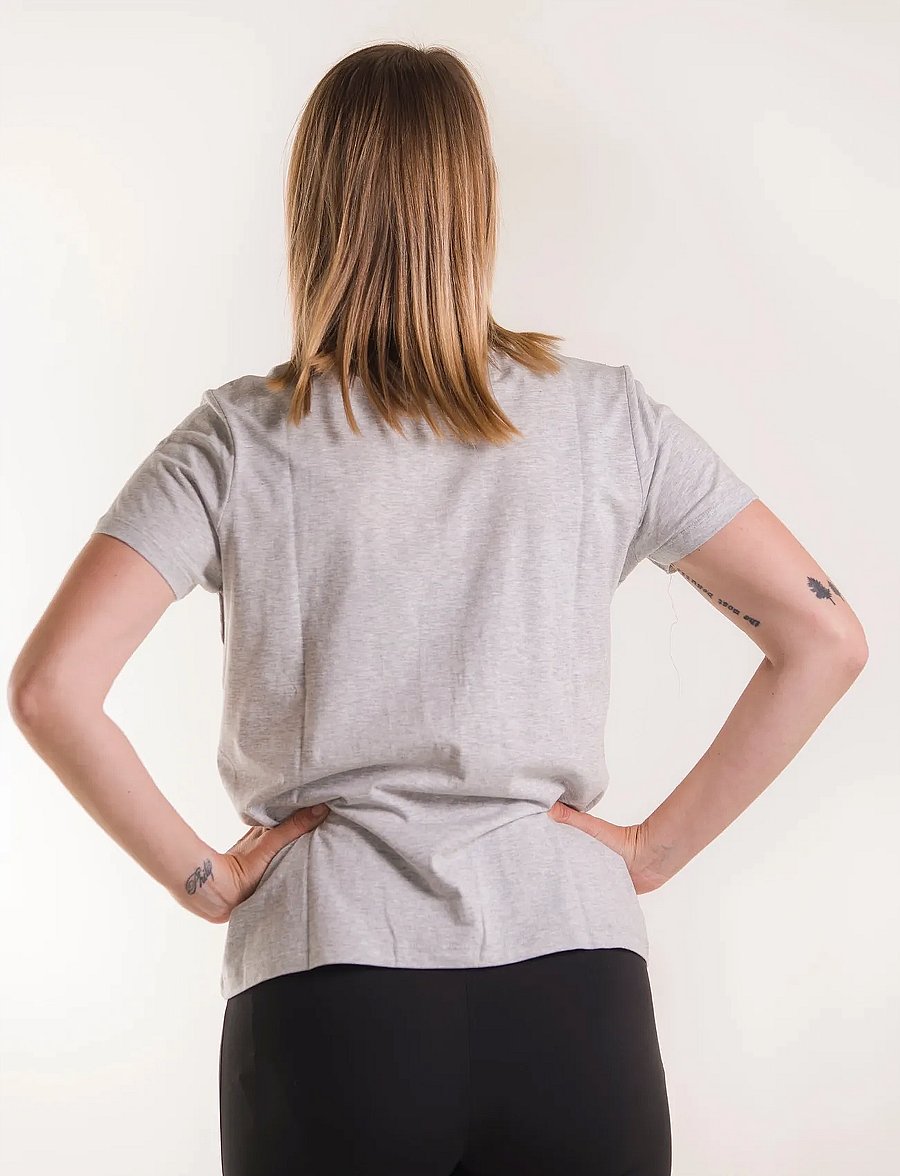 Boob - The-shirt - oberteile - grey melange - 5