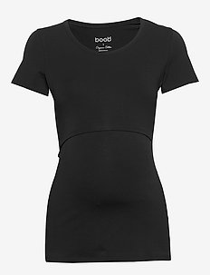 Classic s/s top - t-shirt & tops - black, Boob