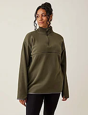 Boob - Nursing fleece jacket - bluzy z kapturem - green olive - 4
