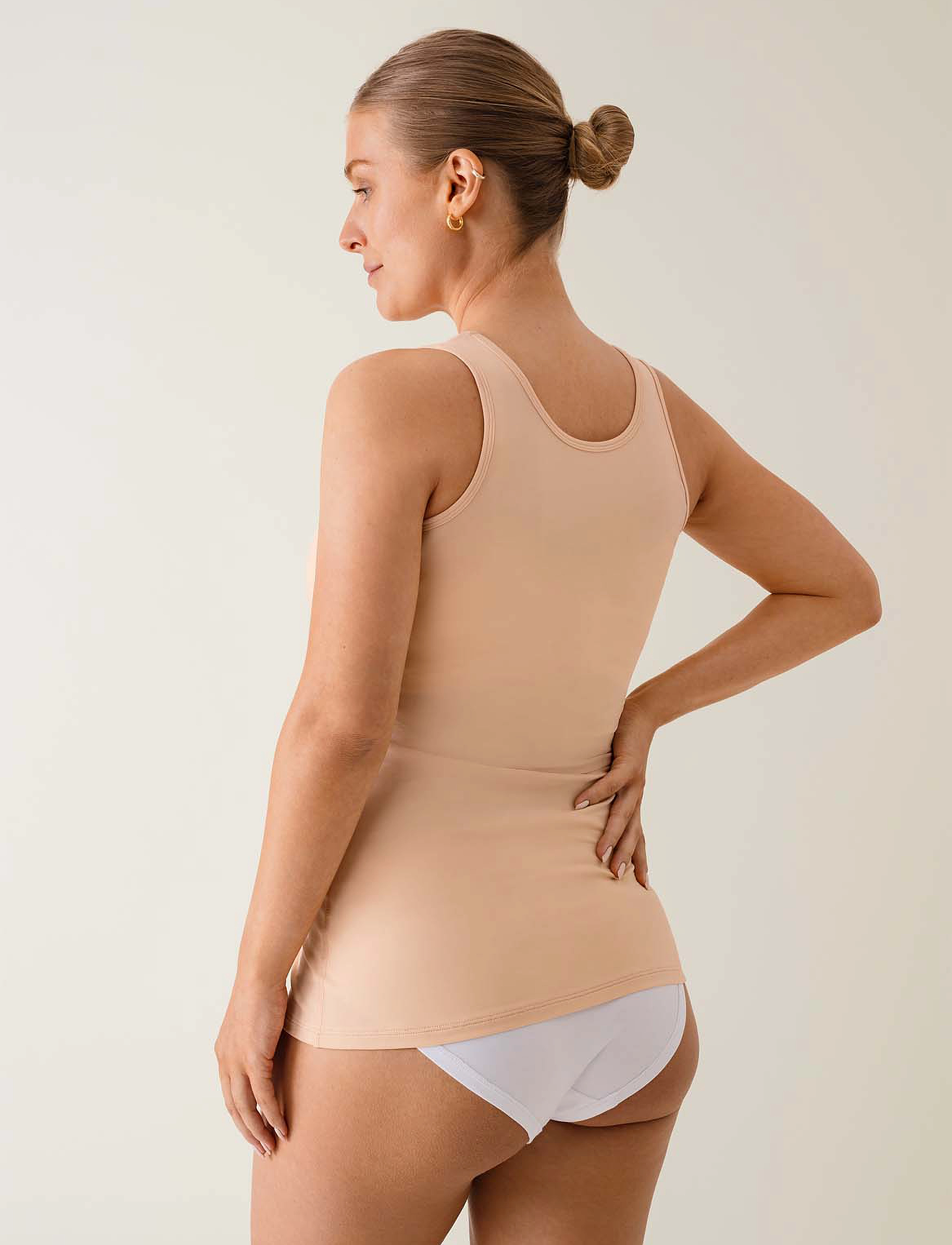 Boob Nursing Tanktop linnen dam – bild 2