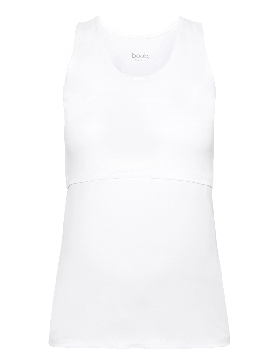 Boob - Nursing tanktop - oberteile - white - 1