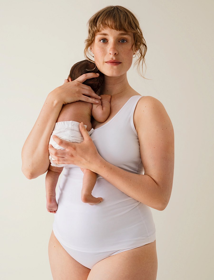 Boob - Nursing tanktop - oberteile - white - 5