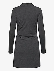 Boob - Merino wool wrap dress - omlottklänning - dk greymelange - 5