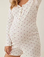 Boob - Maternity romper - umstandsmode - red heart - 3