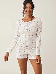 Boob - Maternity romper - umstandsmode - red heart - 4