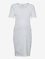 Boob - Night dress - nėščiosioms - white/grey melange - 0