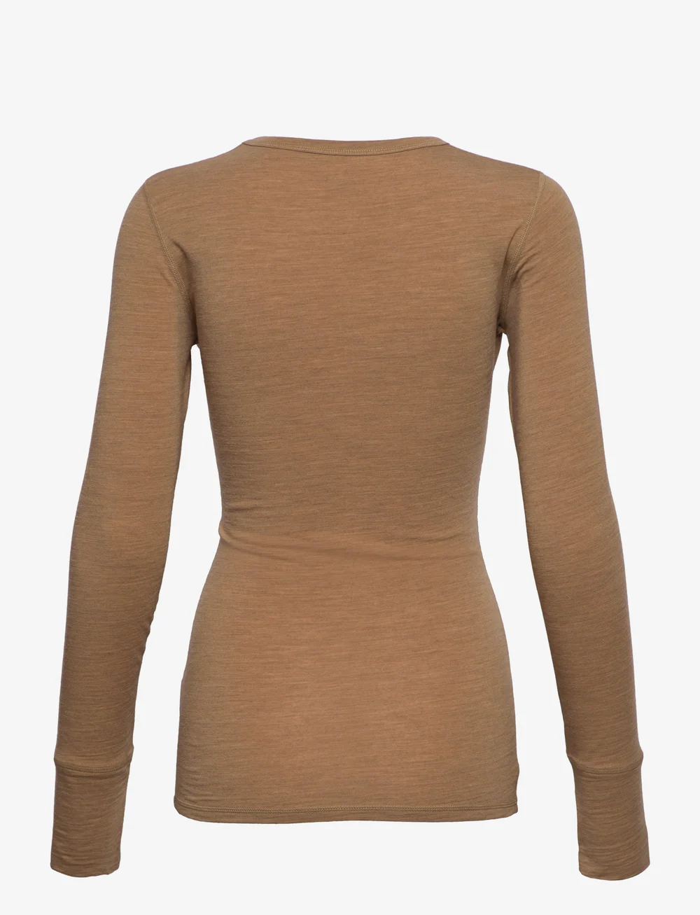Boob - Merino Wool Nursing Top, Long Sleeve - Överdelar - brown melange - 2
