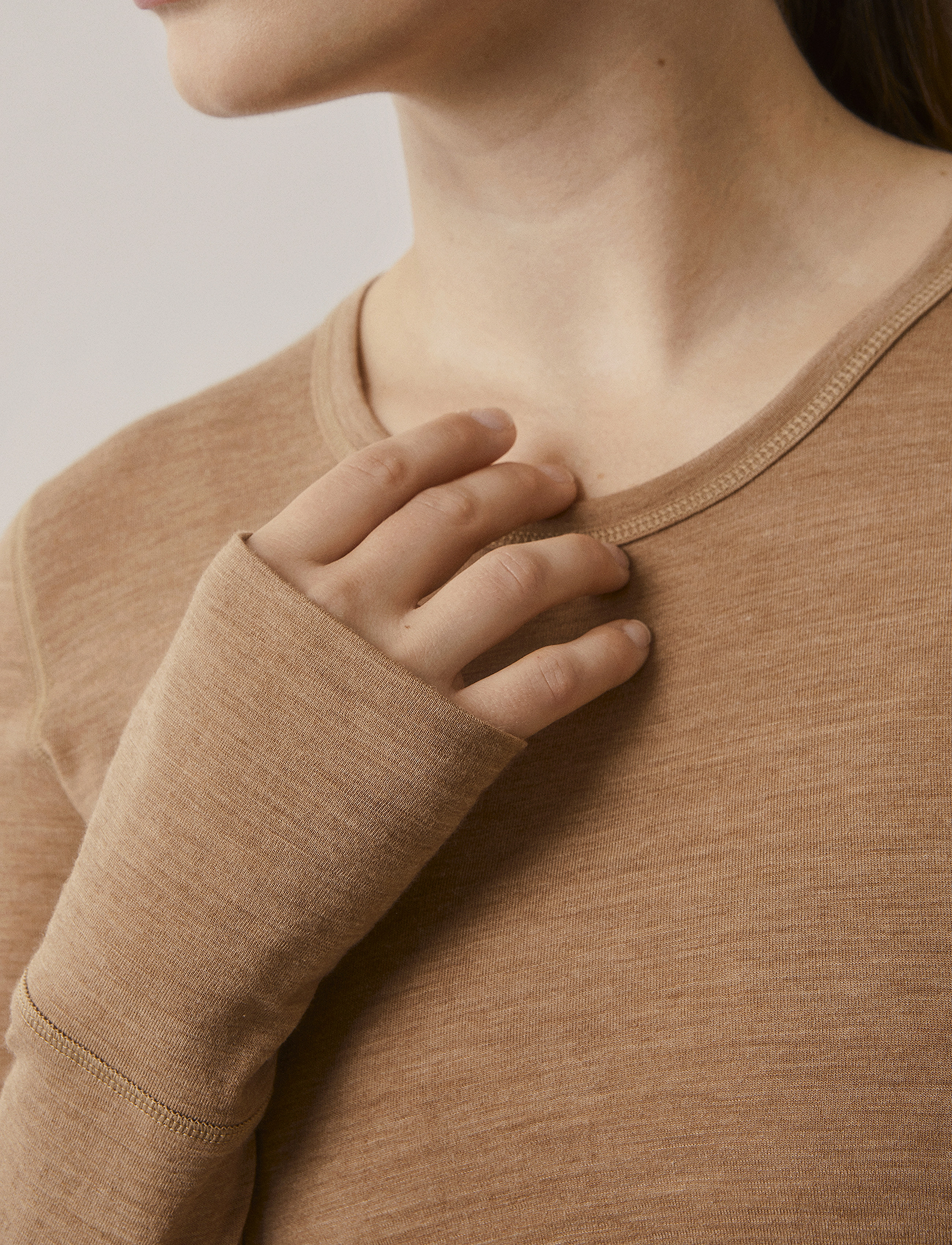 Boob Merino Wool Nursing Top, Long Sleeve blusar dam – bild 5