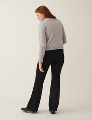 Boob - Wool crewneck sweater - neulepuserot - light grey melange - 3