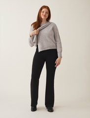 Boob - Wool crewneck sweater - džemperi - light grey melange - 5