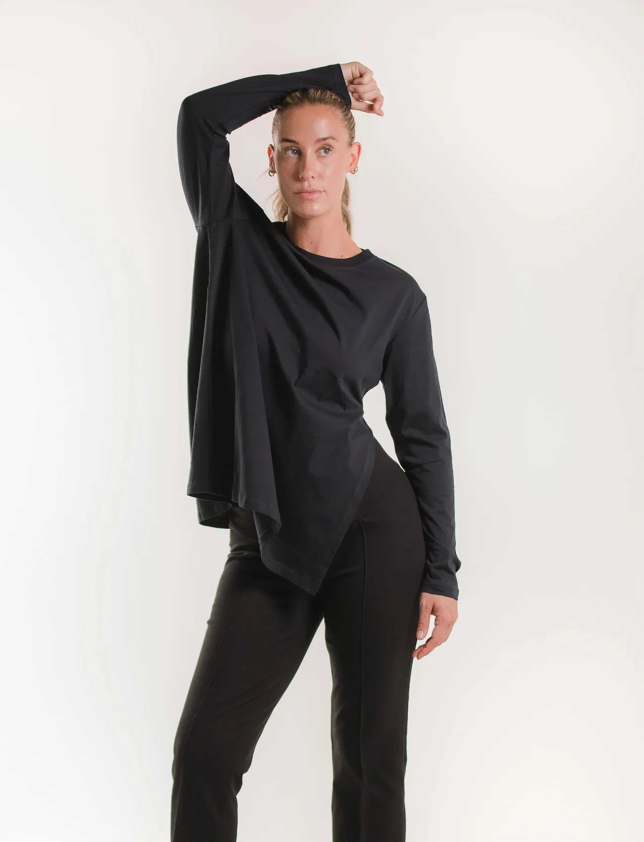 Boob Maternity T-Shirt Long Sleeve - Langermede topper - BLACK / black