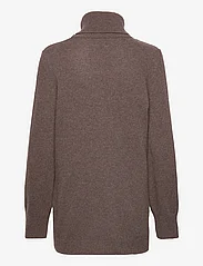 Boob - Wool turtleneck tunic - megzti drabužiai - brown grey melange - 4