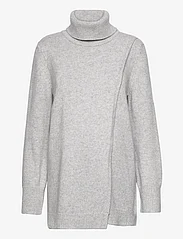 Boob - Wool turtleneck tunic - megzti drabužiai - light grey melange - 0