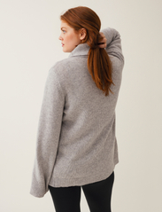 Boob - Wool turtleneck tunic - rullekraver - light grey melange - 3