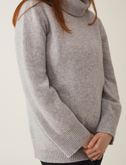 Boob - Wool turtleneck tunic - megzti drabužiai - light grey melange - 6