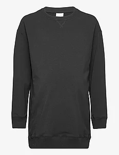 BFF oversized top - sweatshirts & hoodies - black, Boob