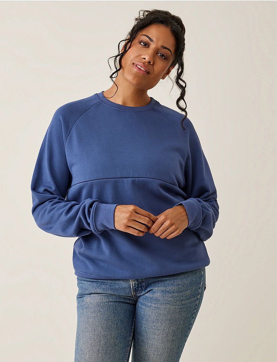 Boob - Thermal Nursing Sweatshirt - Överdelar - indigo blue - 0